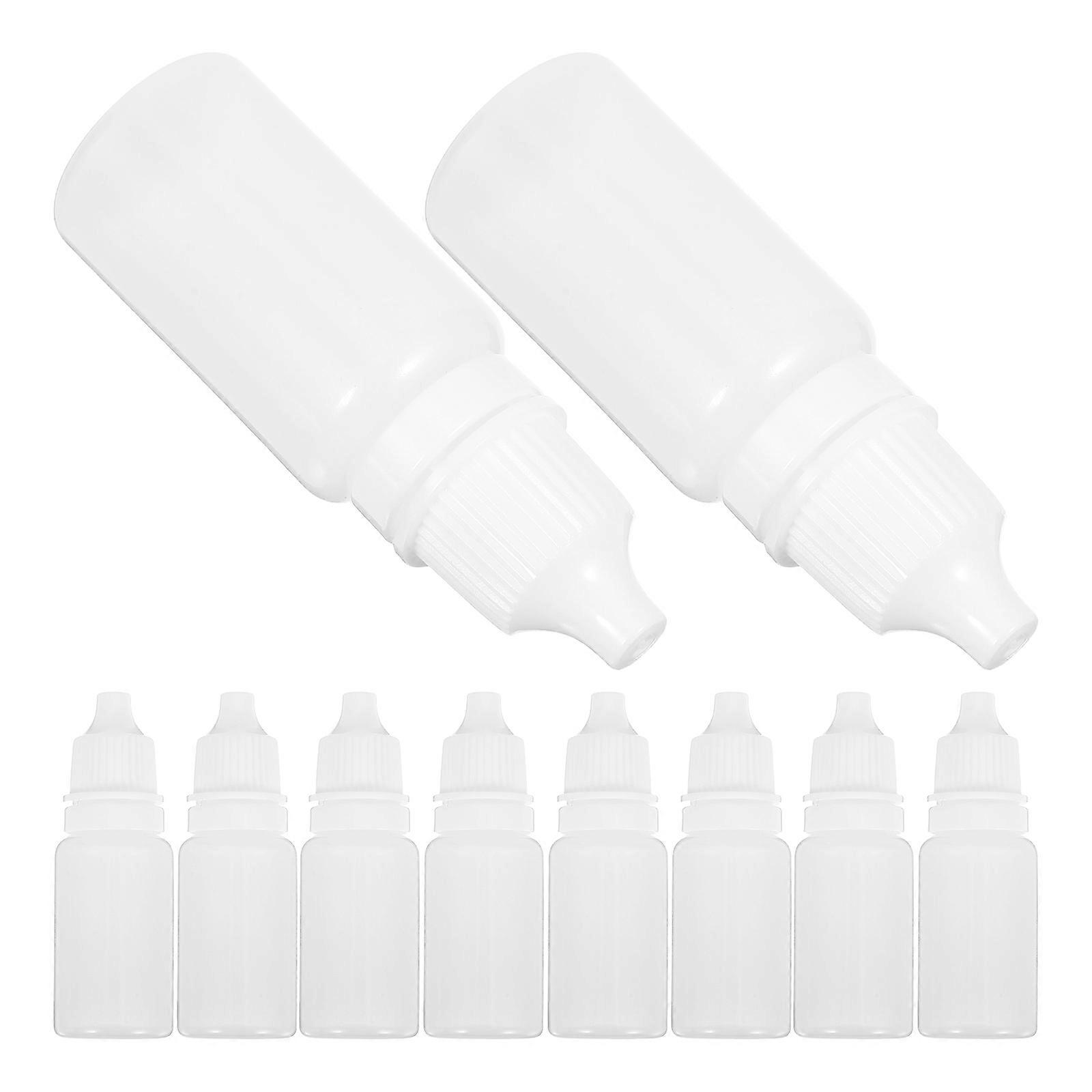 Squeezable Plastic Dropper Bottles for Liquid Storage Pack of 50Pcs