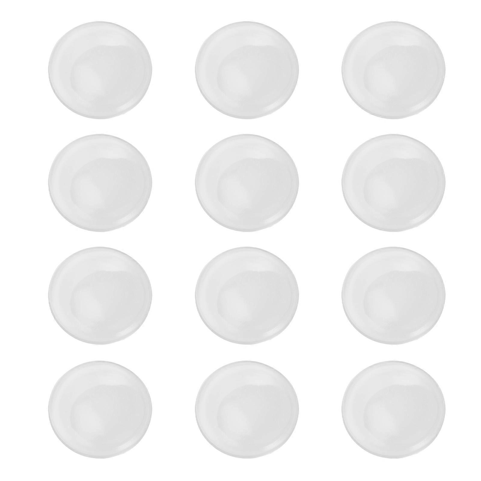 Door Stopper Wall Protector Transparent for Wall Protection 12Pcs Washable