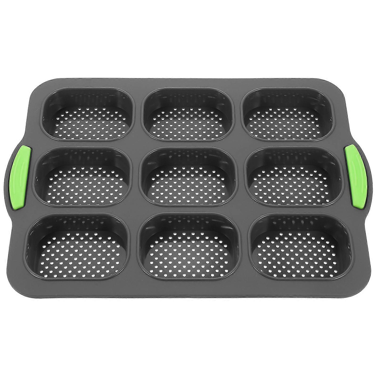 Multi-Function Baking Pan Non-Stick Cake Pan for 5Pcs Green