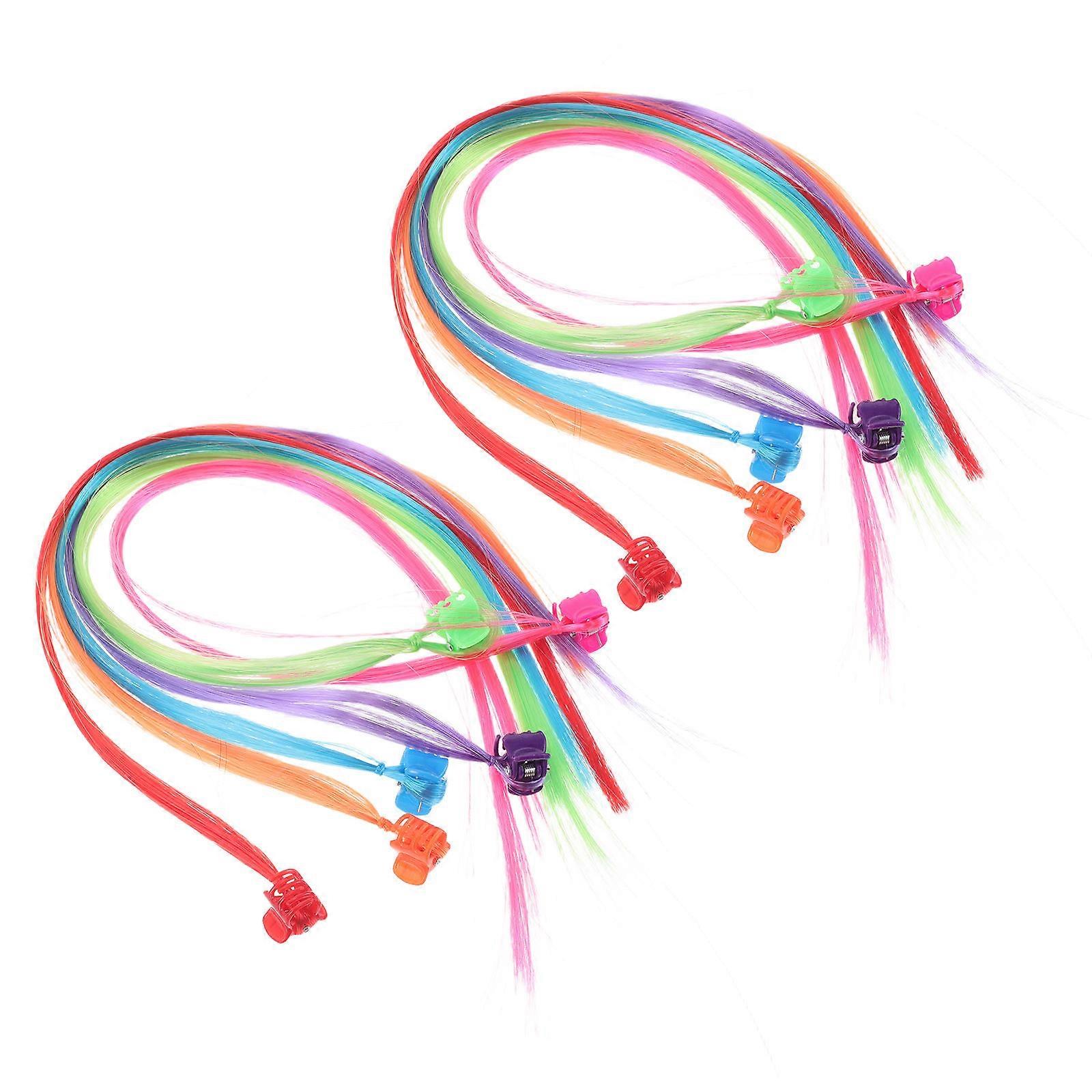 Colorful Hair Extensions for Everyday Styling with Non-Slip Clips 240Pcs