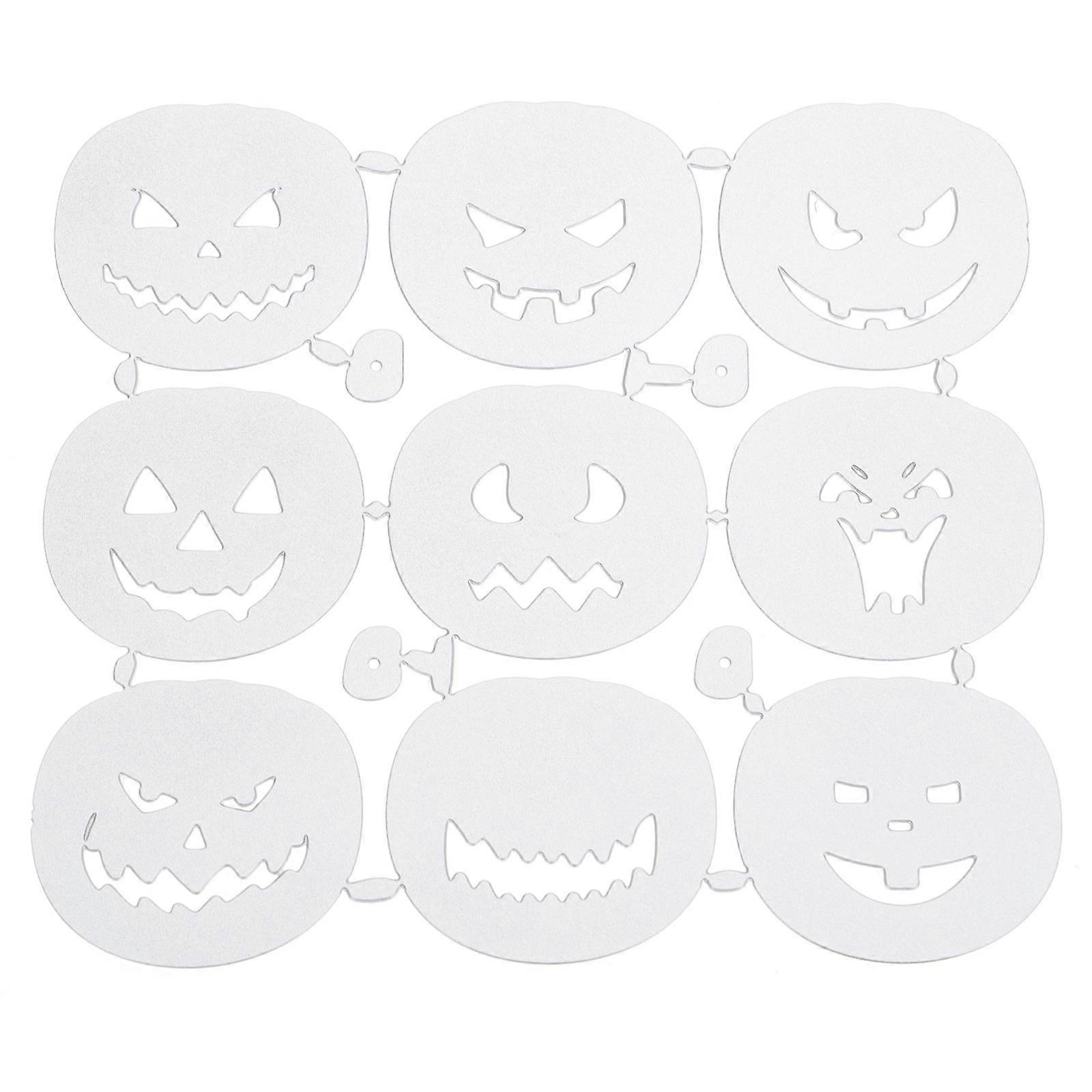 Halloween Embossing Stencil for DIY Craft 3Pcs Silver Cutting Dies