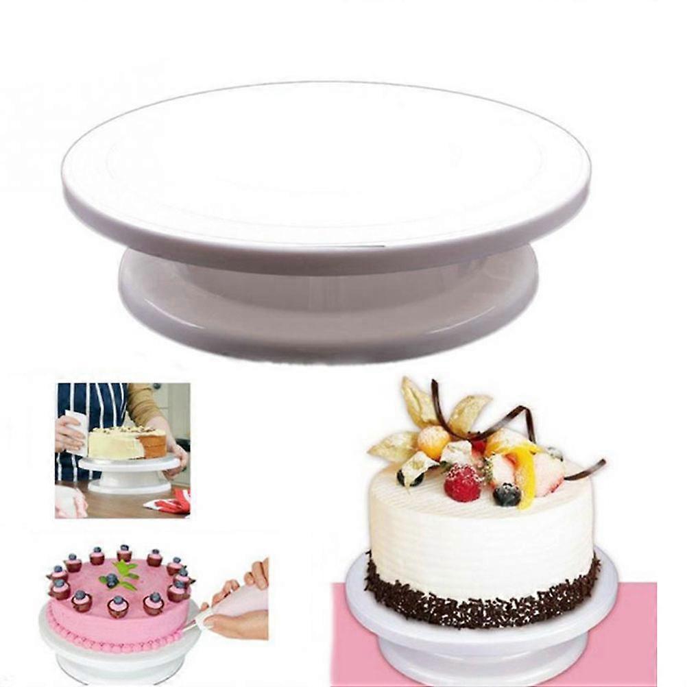Wedding Cake Stand Round Cake Base for Decorating 1 Piece White Plate