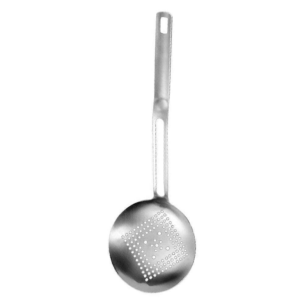 304 Filtering Spoon for Food Silver Mesh Strainer Easy Clean and Store for Home Use