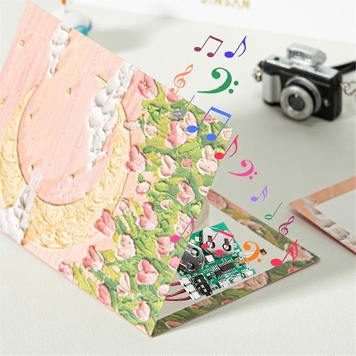 Voice Recorder Chip Sound Recording Module Talking Music Audio Recordable Greeting Card Magnet Cont