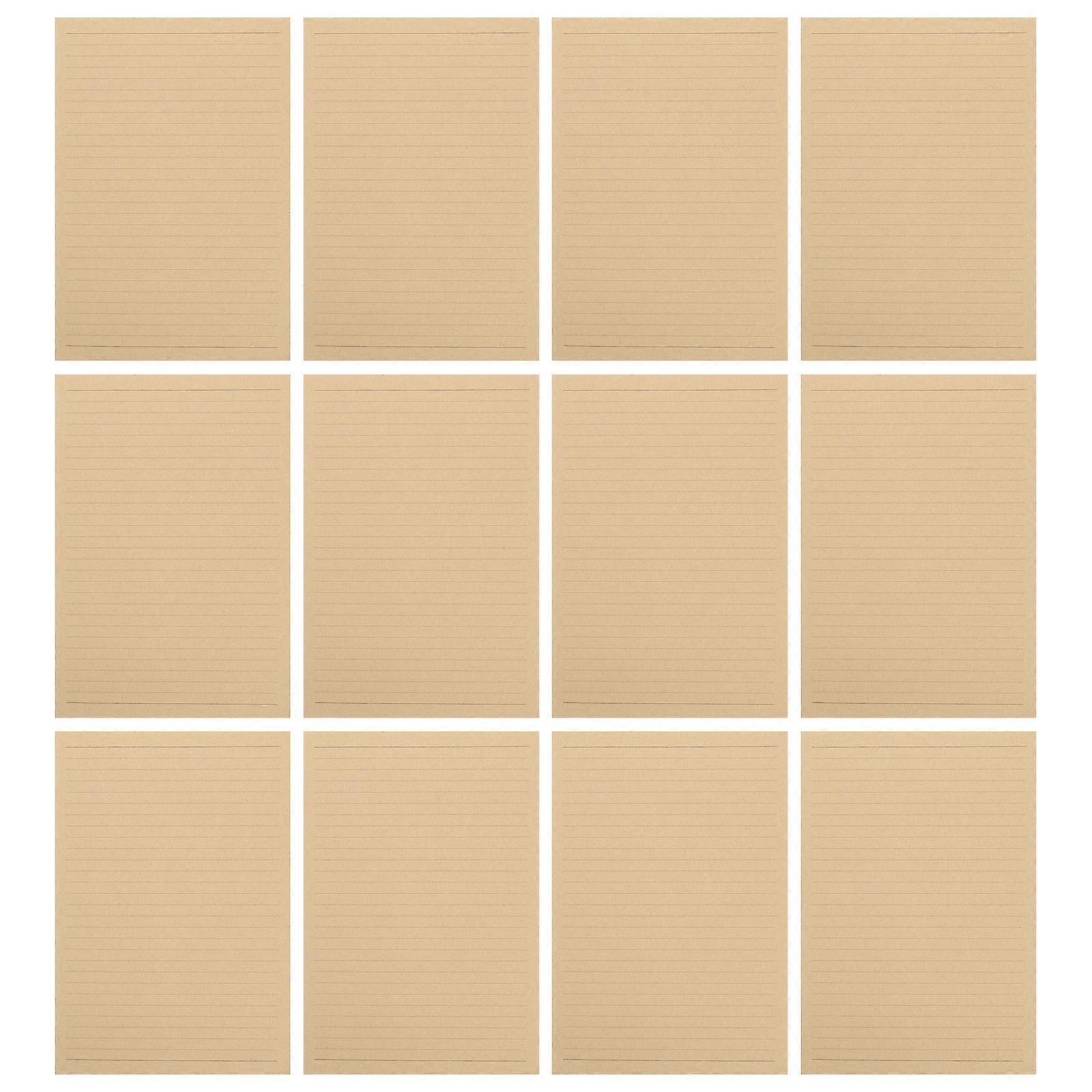 Lined Letter Paper for Writing Use 50 Sheets Vintage Kraft Paper Light Brown