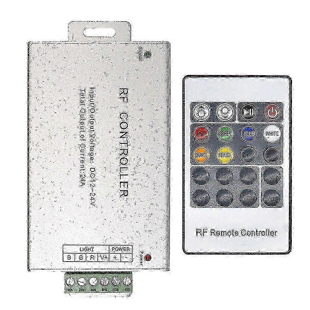 Led Controller 12-24v Low Pressure Rf Colorful 20-key Remote Control Rgb Light Bar Dimming Controll