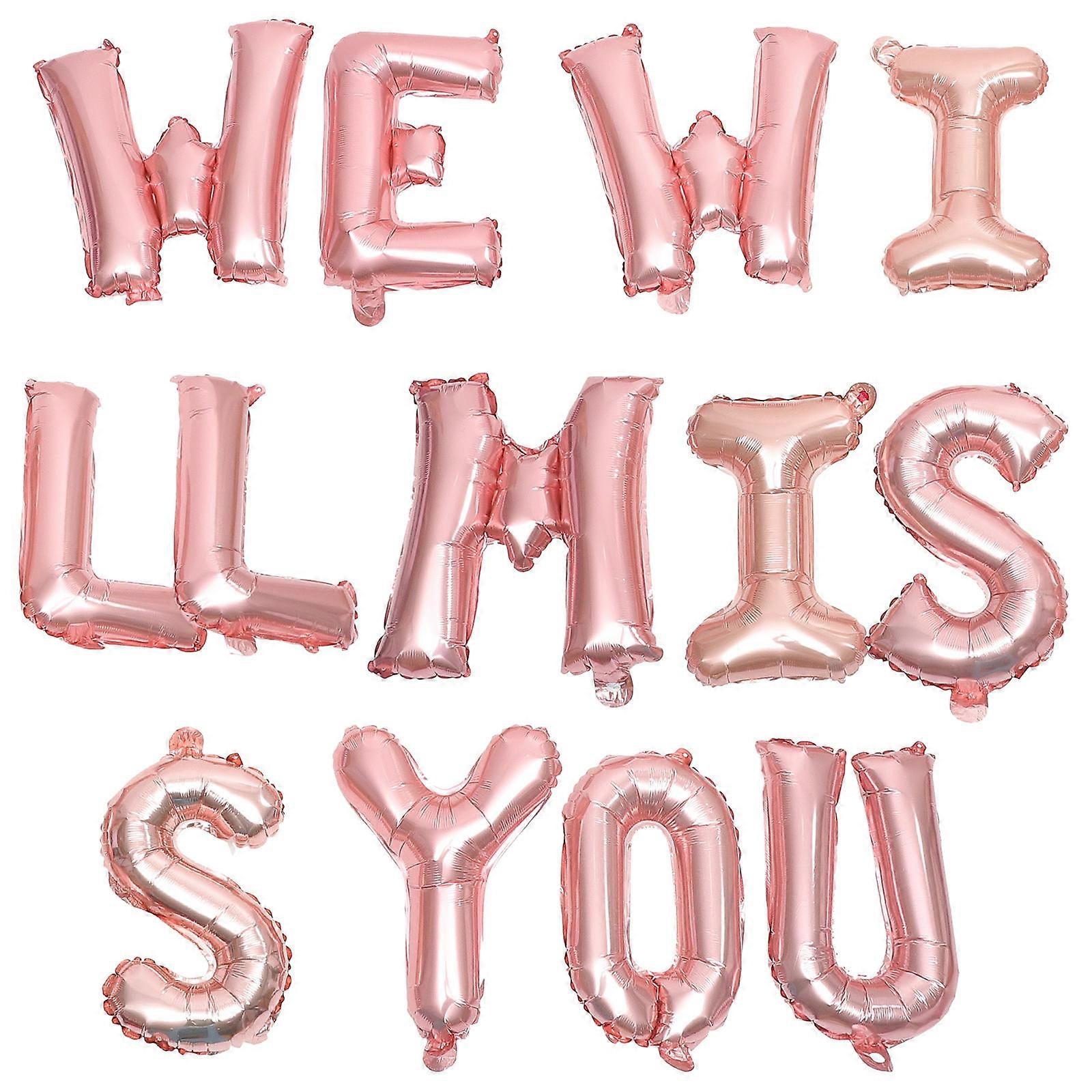 We Will Foil Balloons for Graduation Party Decoration 2Sets