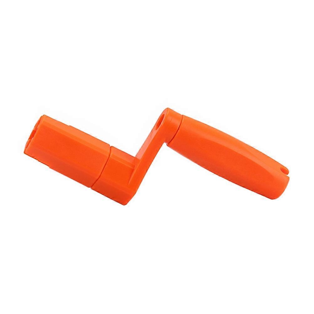 3Pcs Guitar String Winder Tool with Bridge Pin Puller and Drill Adapter Orange