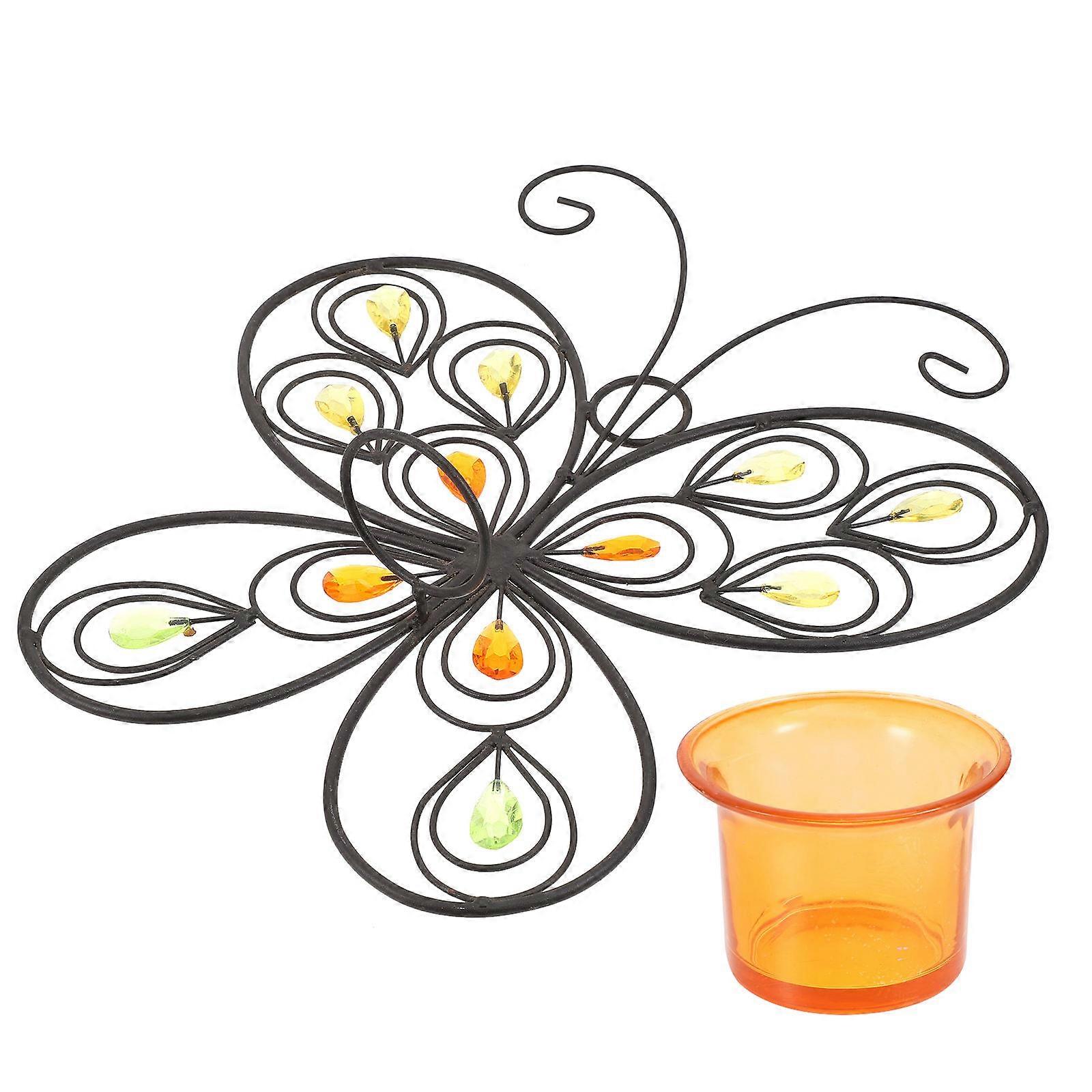 Wall Hanging Candleholder Unique Candlestick for Home Decoration 2Pcs