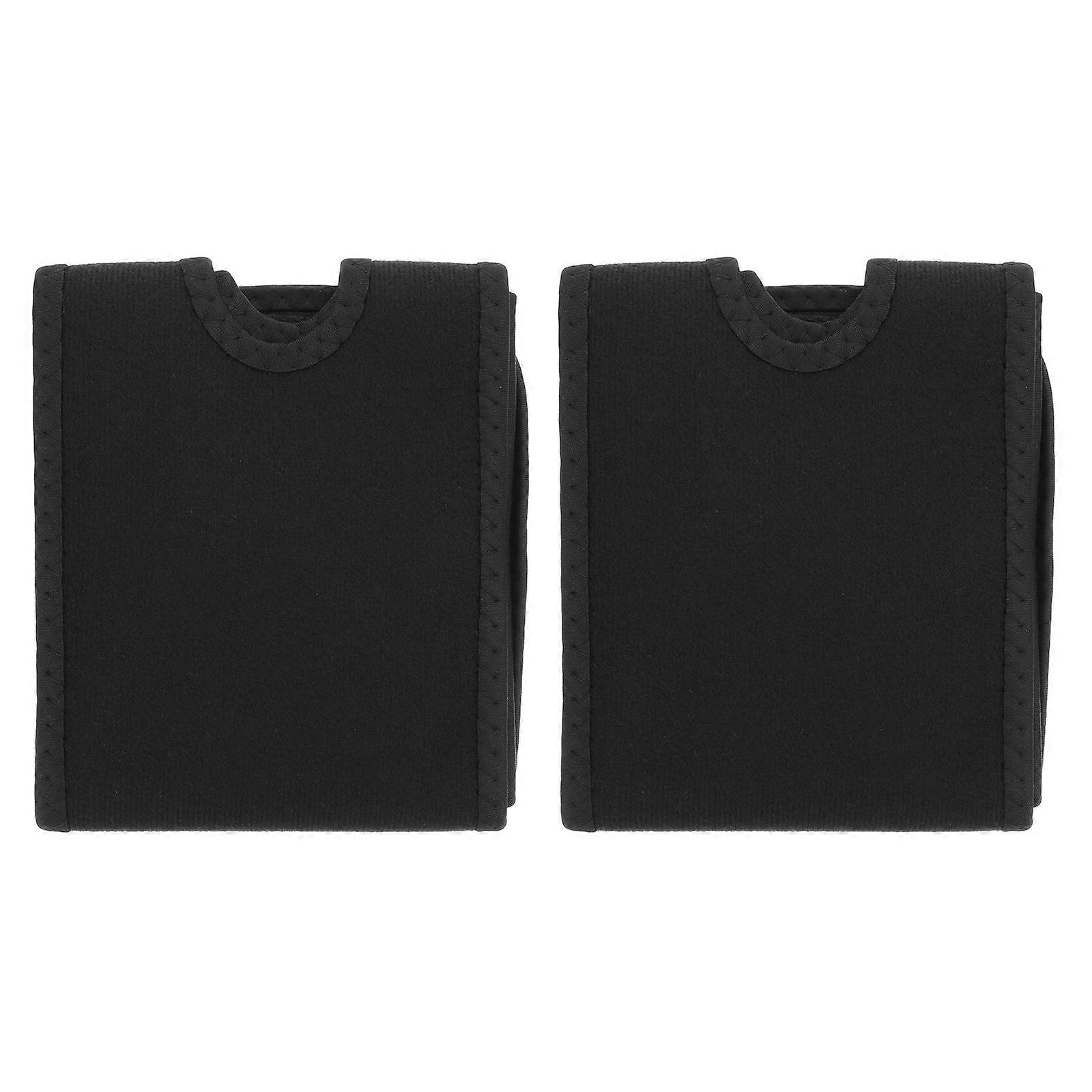 Fitness Bands Rubber Armlets for Gym Use Practical 2Pcs Black