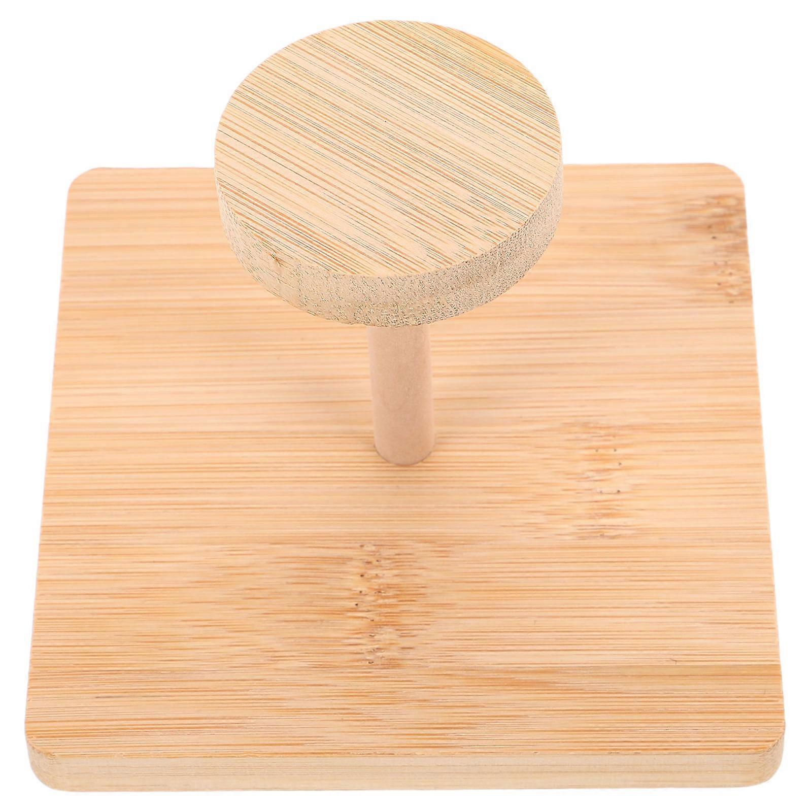 Aesthetic Bamboo Holder Designed For Office Spaces And Coffee Shops 11.30X11.30X9.00CM Structure 2Pcs