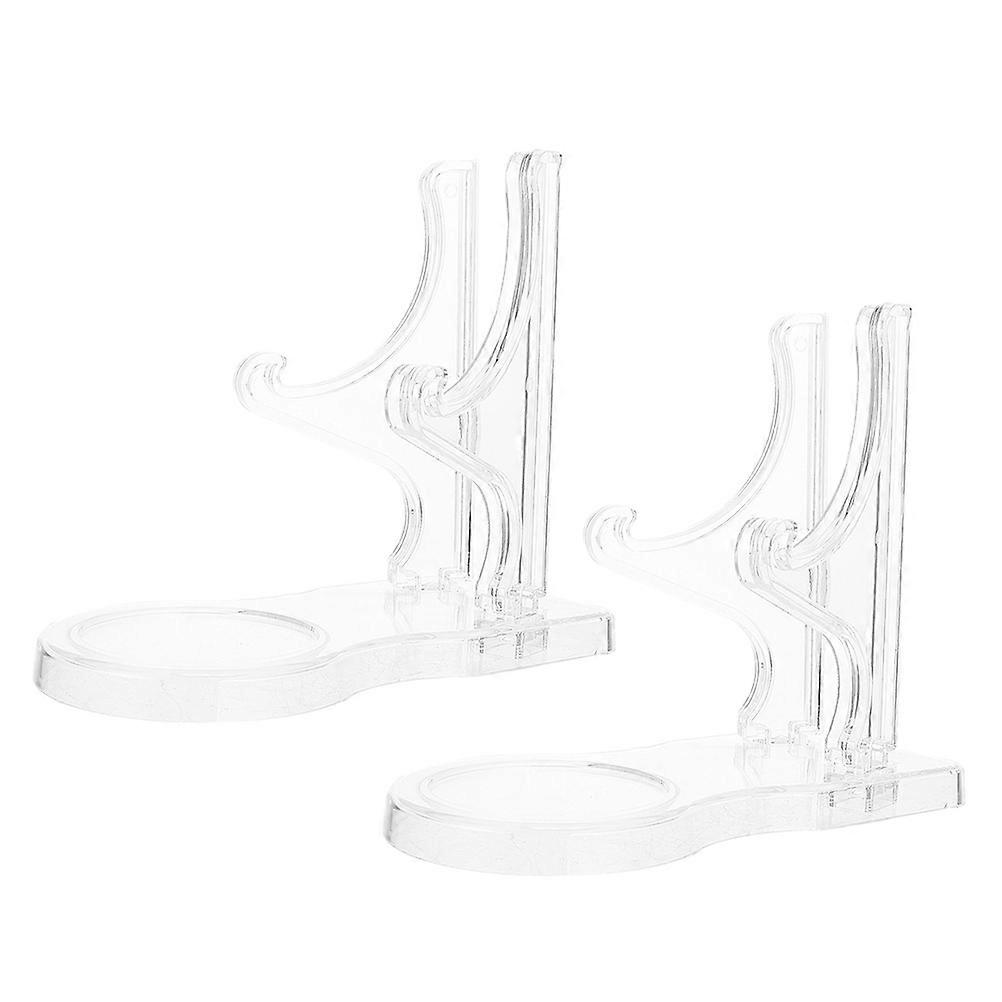 Tea Cup Holder Display Stand Acrylic Clear Tray for 4Pcs