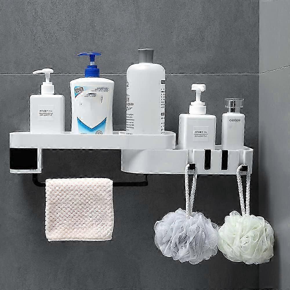 2025 Latest Model Shower Shelf, Shower Shelf Without Drilling, Corner Shelf for Bathroom or