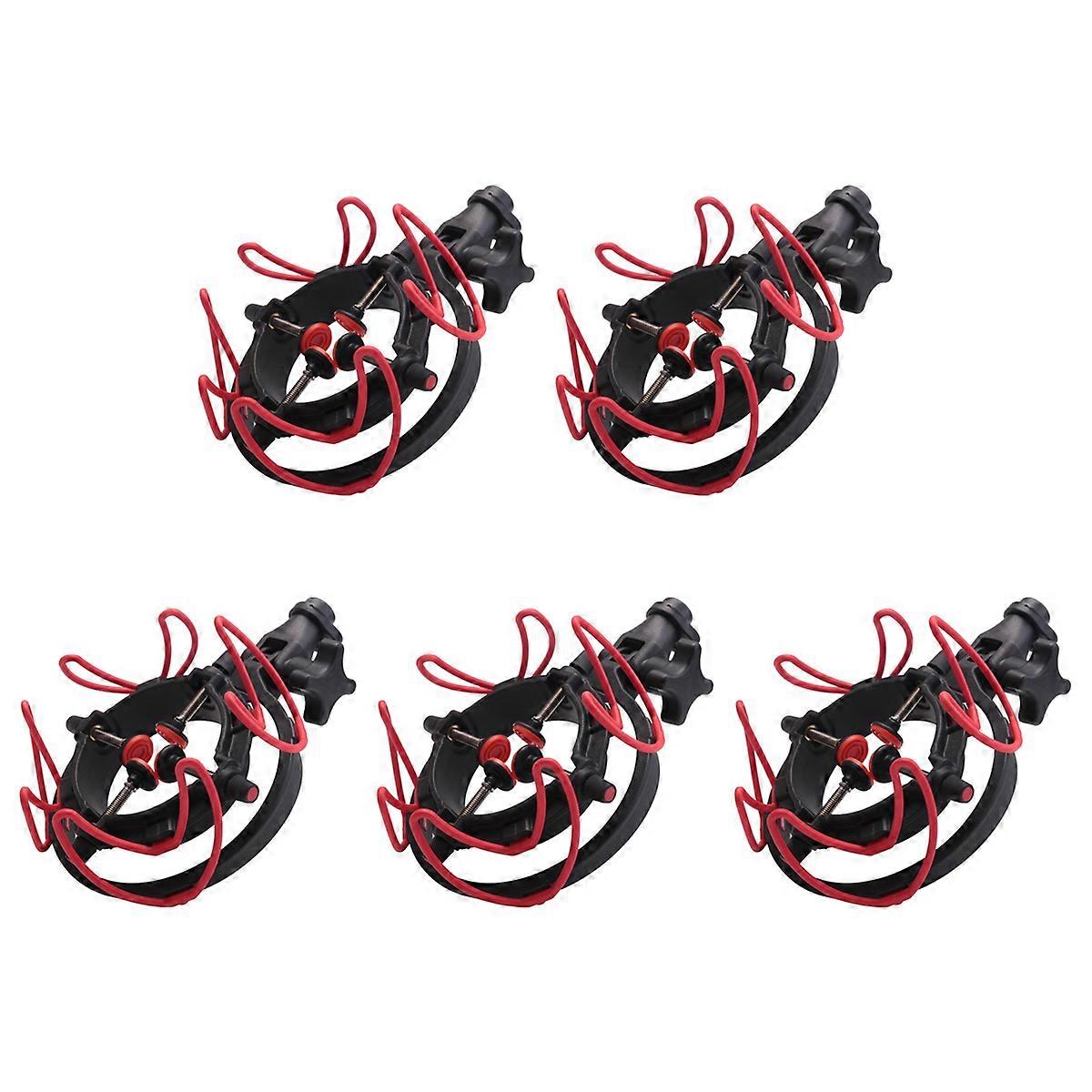 5X Universal Microphone Shock Mount Adjustable Microphone Stand for All Microphones Size At 18mm-57m