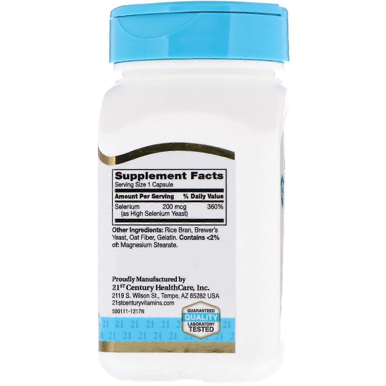21st Century, Selenium, 200 mcg, 60 Capsules