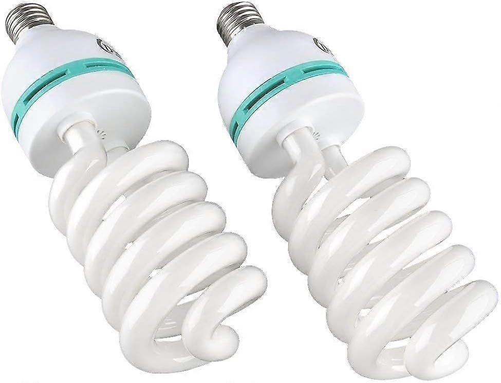 Set of 2 x 135W E27 Daylight Photography Bulb for Photo Studio Video Daylight Bulb 220V 5500K (2pcs)