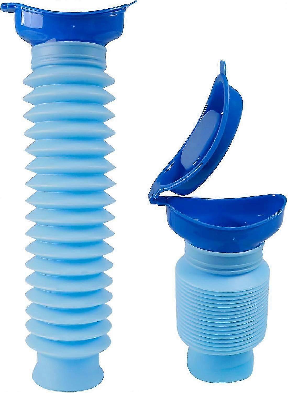 Erkekler Kadınlar için Çiş Şişeleri, Ayarlanabilir Acil Pisuar 750ml, Araba için Taşınabilir Sızdırmaz Cep Tuvaleti, Seyahat Pisuarları, Katlanabilir Pisuarlar Mini Mobil