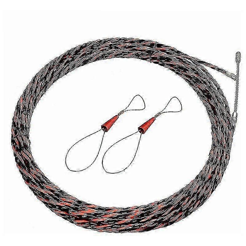 كهربائي إبرة 50M سلك كهربائي بولر 5mm قطر سلك بولر إبرة ، تركيب قابل للسحب لسحب الكابلات ومرنة دوامة الصلب Exten