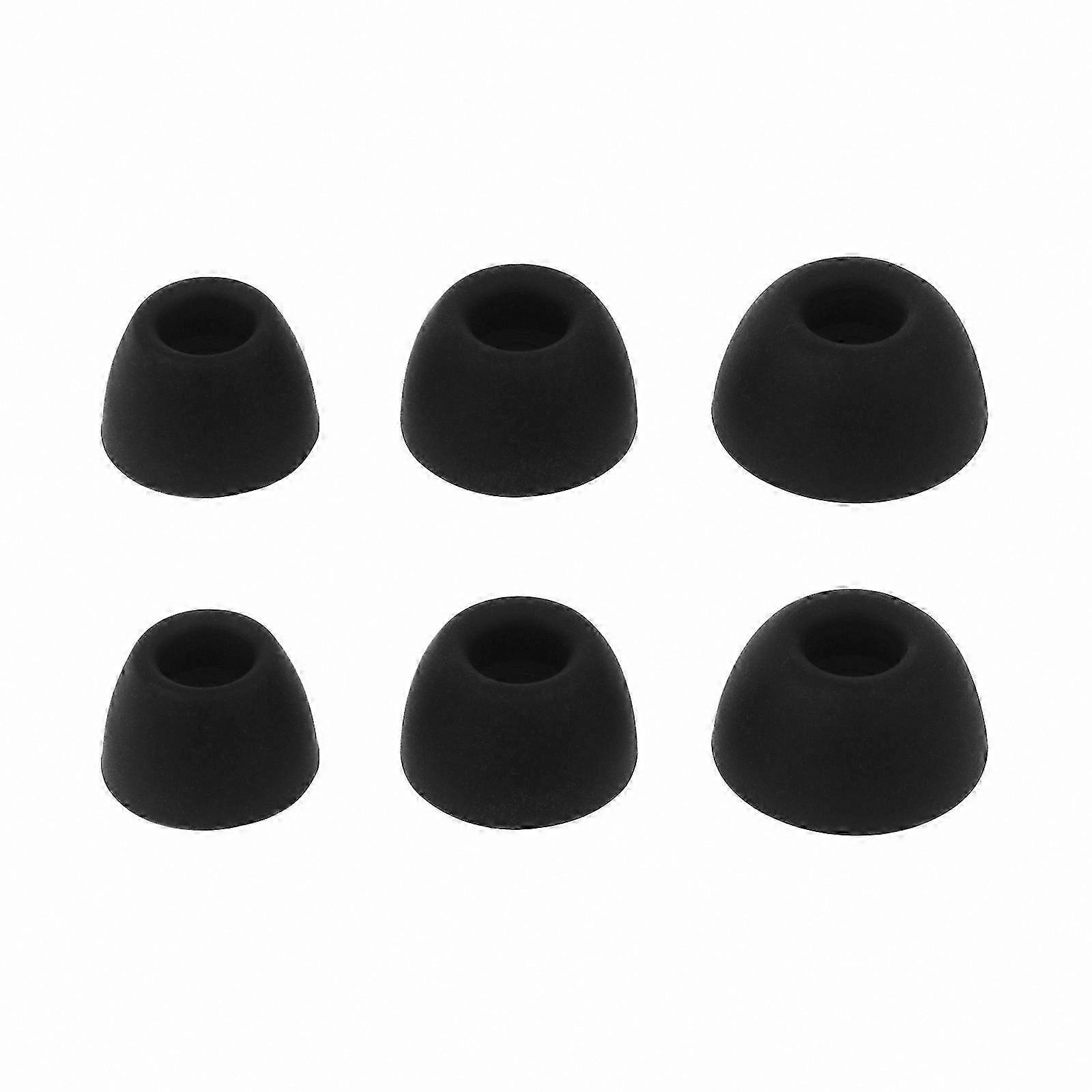Silicone Ear Tips for Earbuds, Flexible S/M/L Sizes, Replacement Wing Tips for Wireless Buds, White