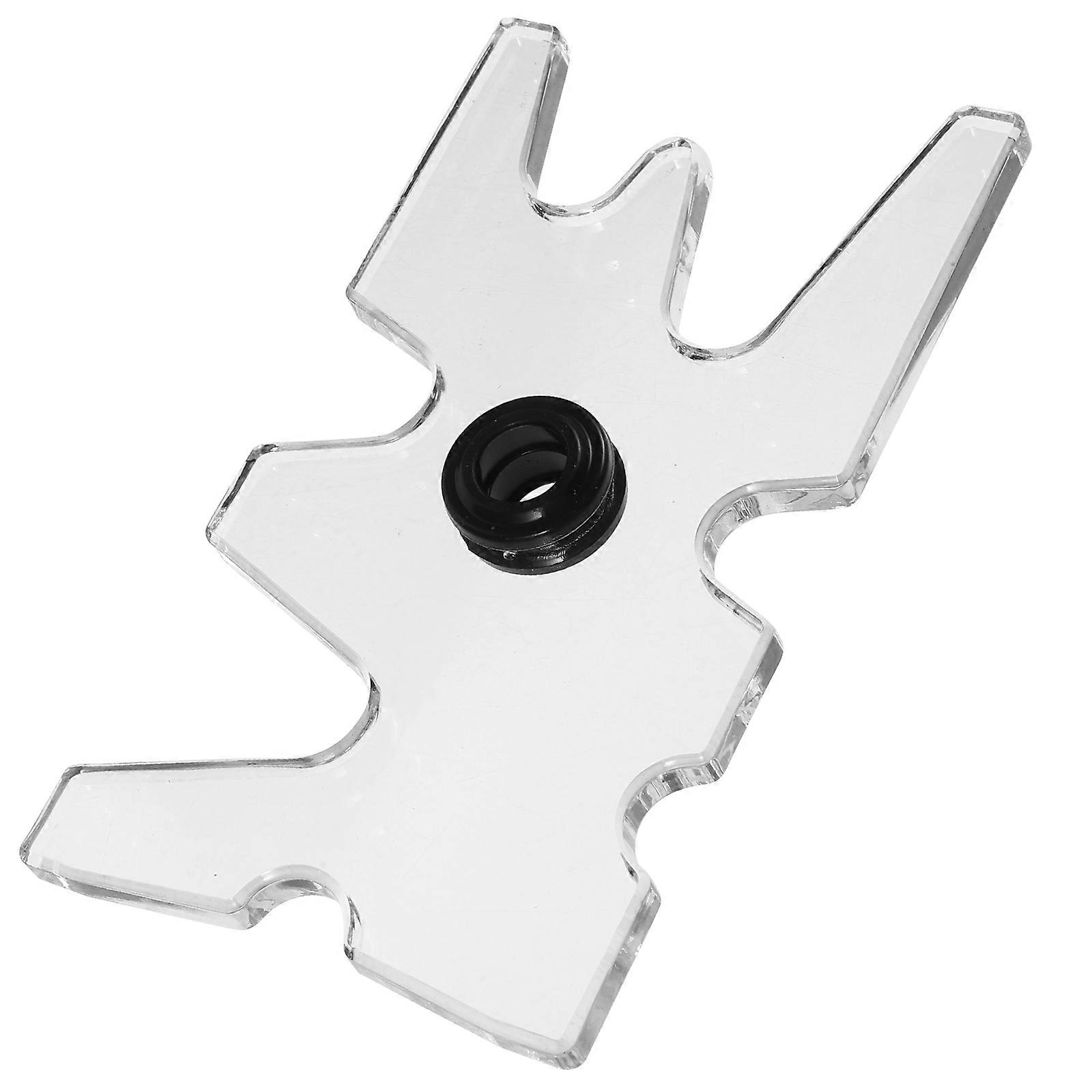 Billiards Cue Rest Bridge For Snooker Match Portable Adjustable Position Durable Acrylic 4Pcs