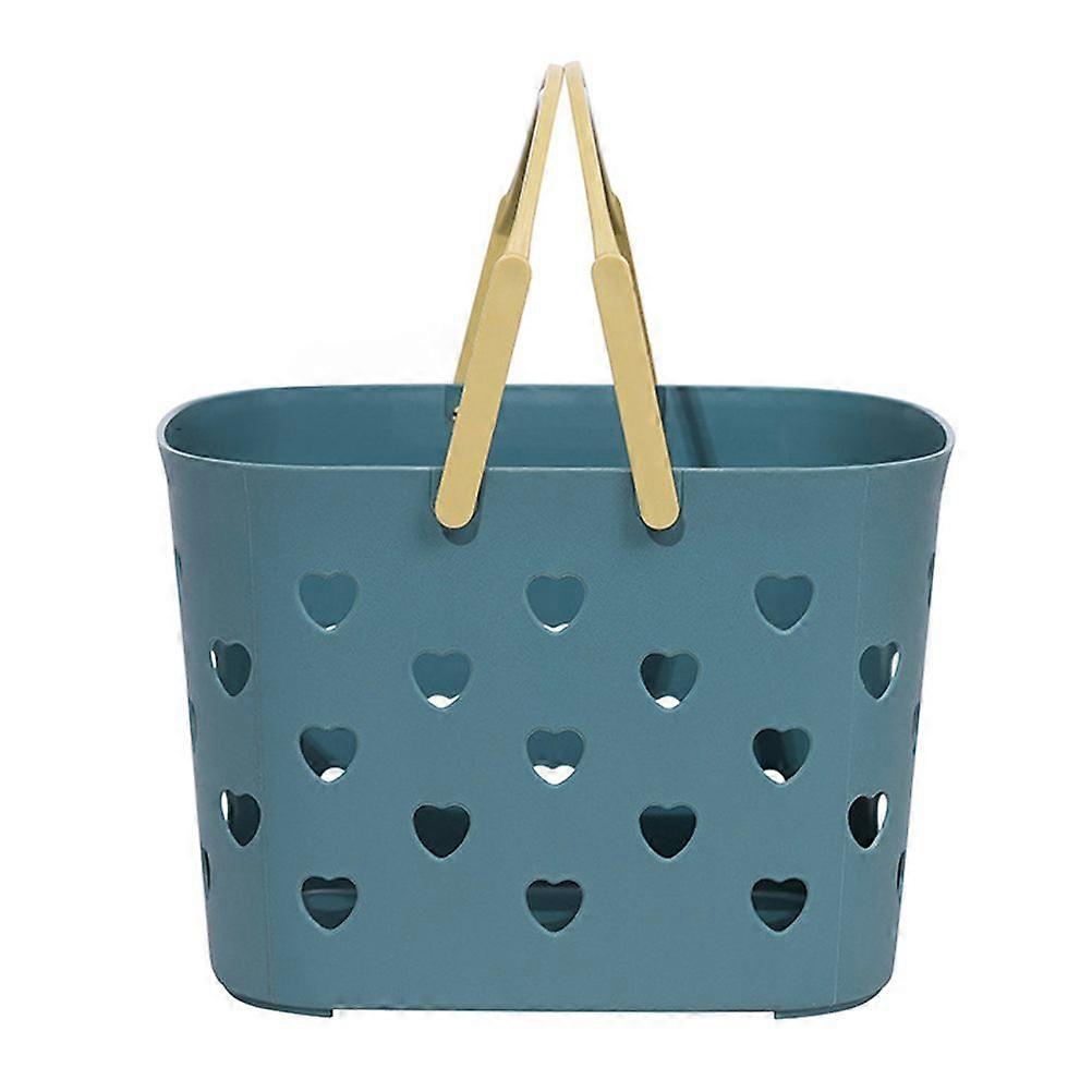 1pc Plastic Organizer Storage Basket Shower Caddy Bin Organizer with Handles