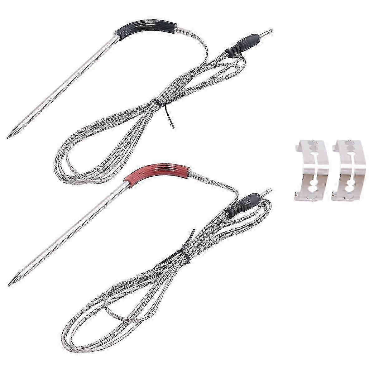 2025 2-Pack Repalcement Meat Probe for Weber Grill and Smoker,Temperature Probe with Probe Clip Accessori Edition 0626