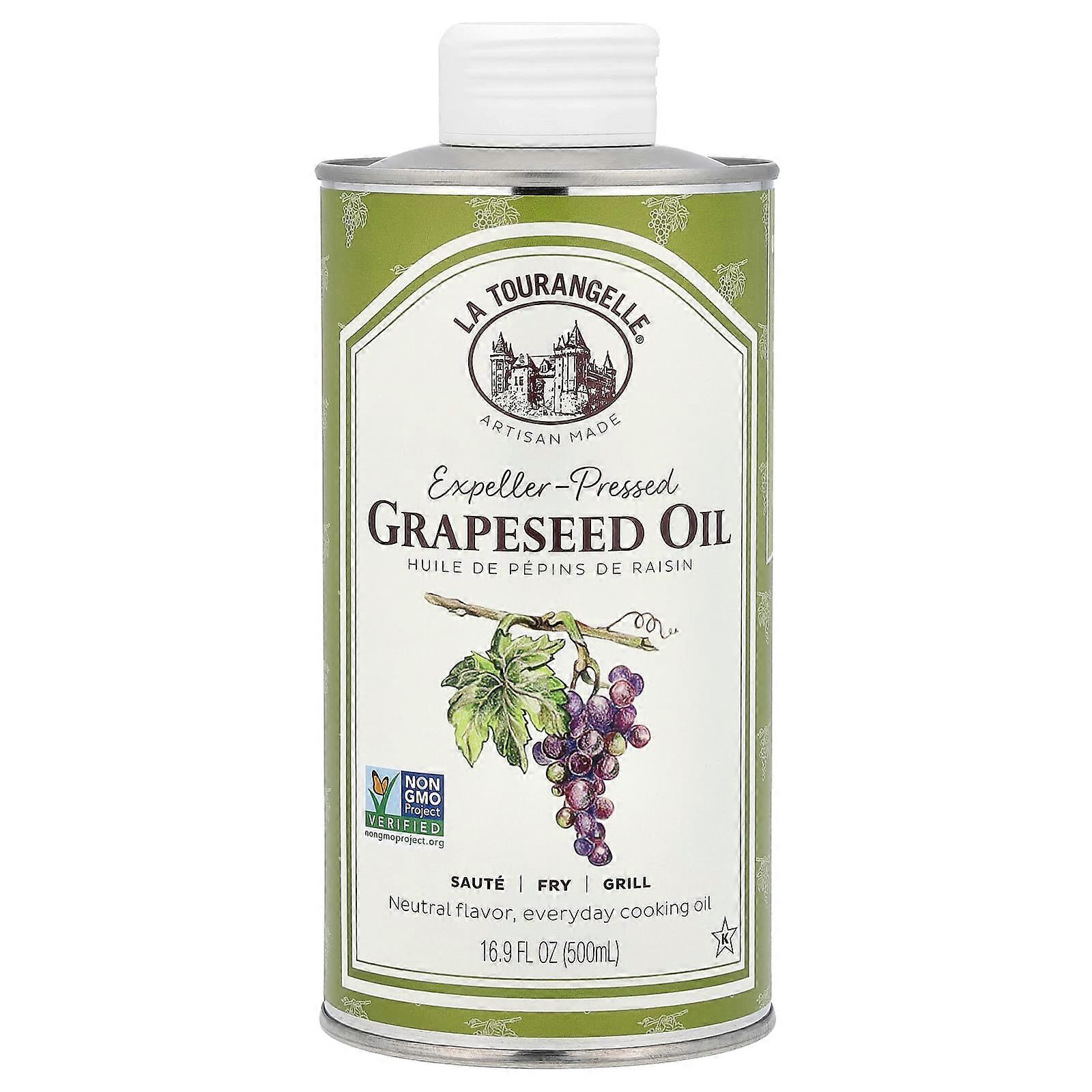 Expeller-Pressed Grapeseed Oil, 16.9 fl oz (500 ml)