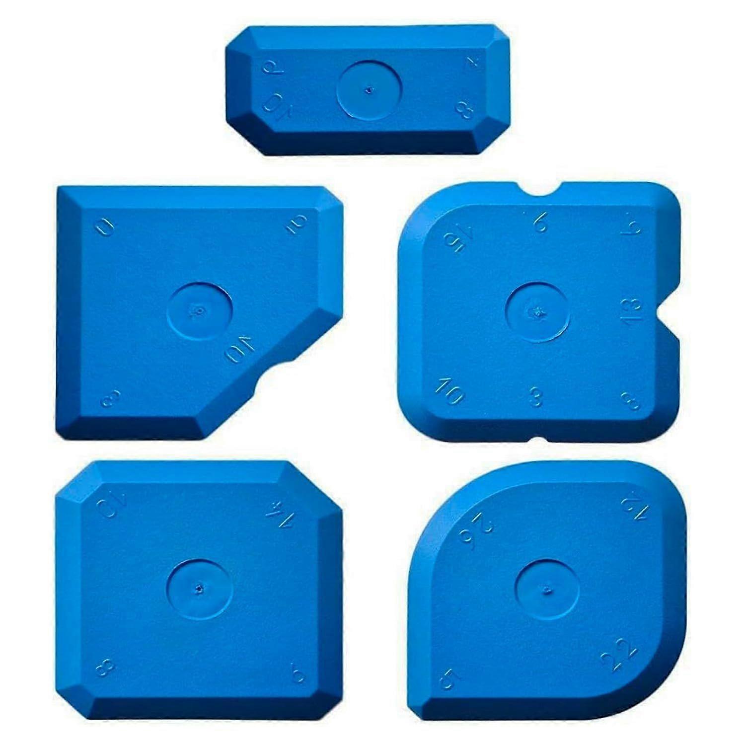 5 Pcs Silicone Tool Cramer The Silicone Smoothing Sealant Caulking Block Sealant Finishing Profiling Seam Tools Kit for Mastic Durable and Reusable fo