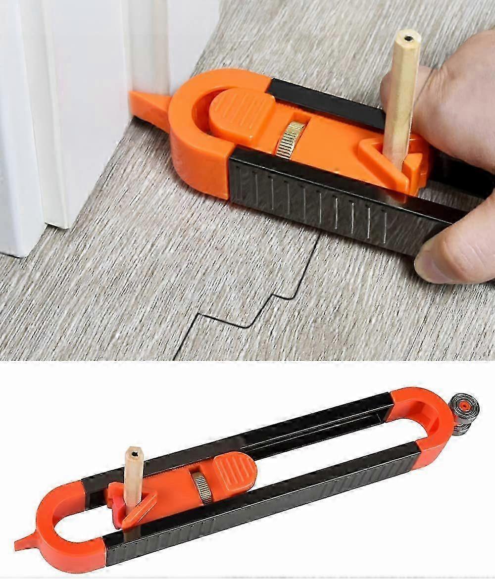 Precise Contour Gauge Duplication Tool with Lock, Multi-Function Edge Corner Shape Profile Duplicator for Woodworking & Construction