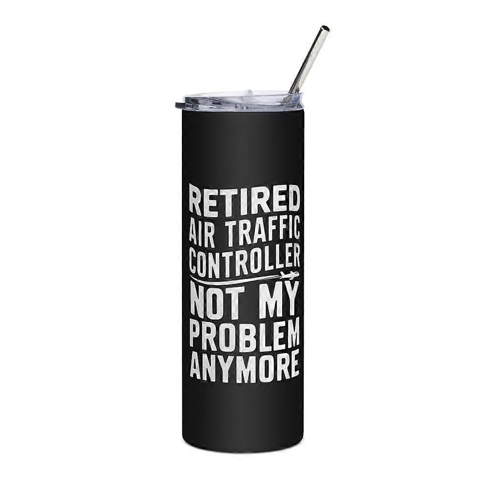 ATC Retirement Skinny Slim Tumbler, Retired Air Traffic Controller Not My Problem Anymore