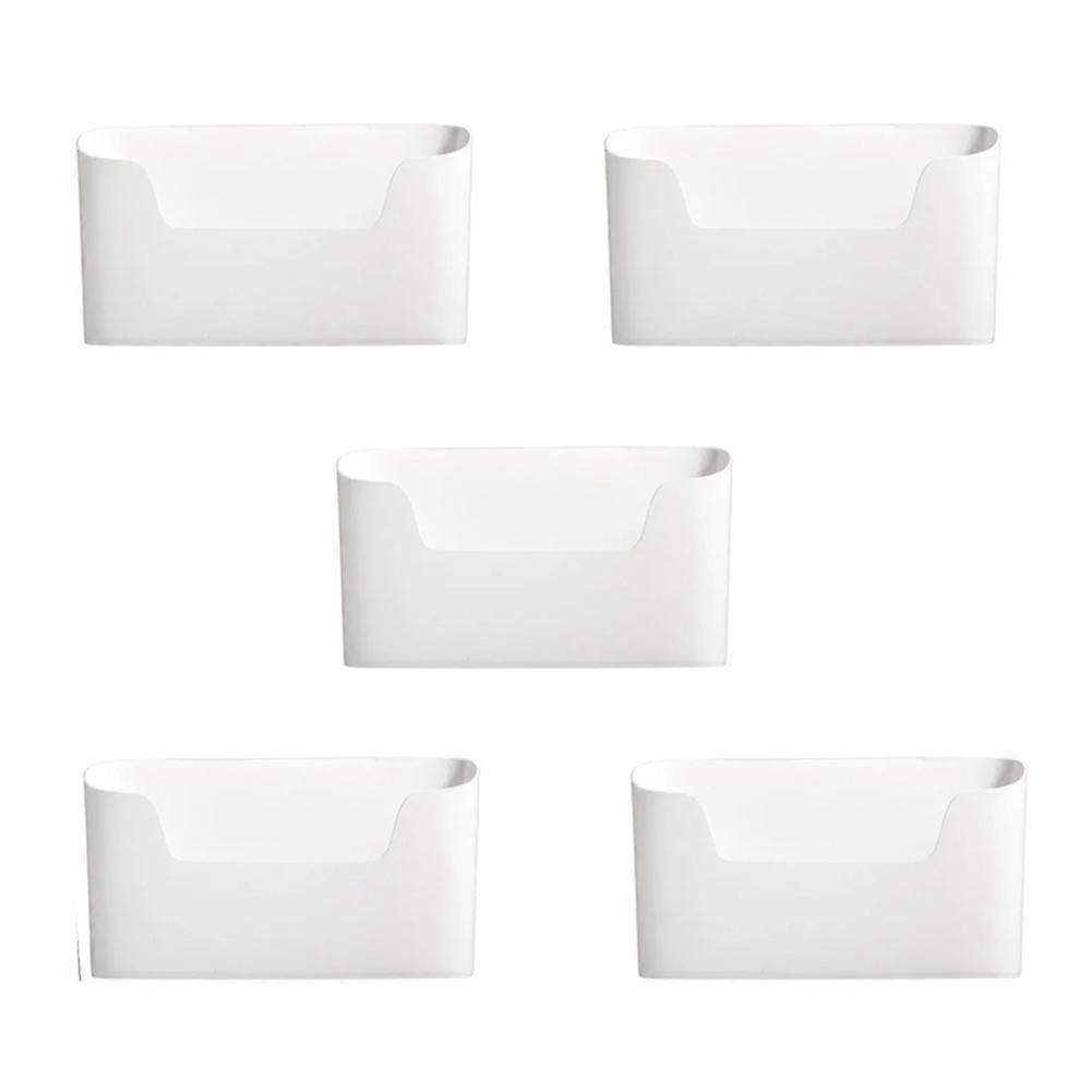 Kitchen Wall Mounted Sticky Storage Rack Cabinet Door Storage Box