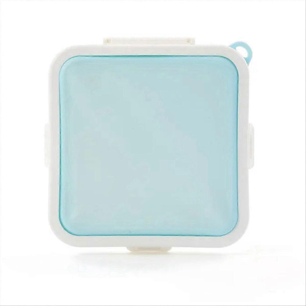 Sandwich Storage Box Bento School Breakfast Lunch Boxes Blue