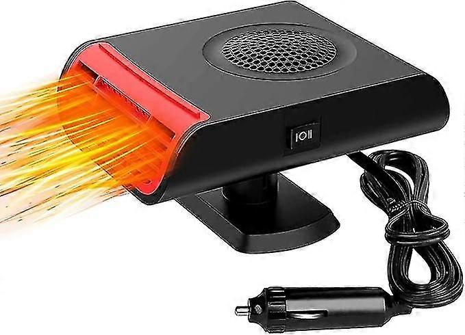 Θερμάστρα αυτοκινήτου, 12 V φορητή θερμάστρα αυτοκινήτου Anti-fog, 150 W ξεπάγωμα παρμπρίζ, 2-σε-1 θέρμανση / ψύξη Mini Ca