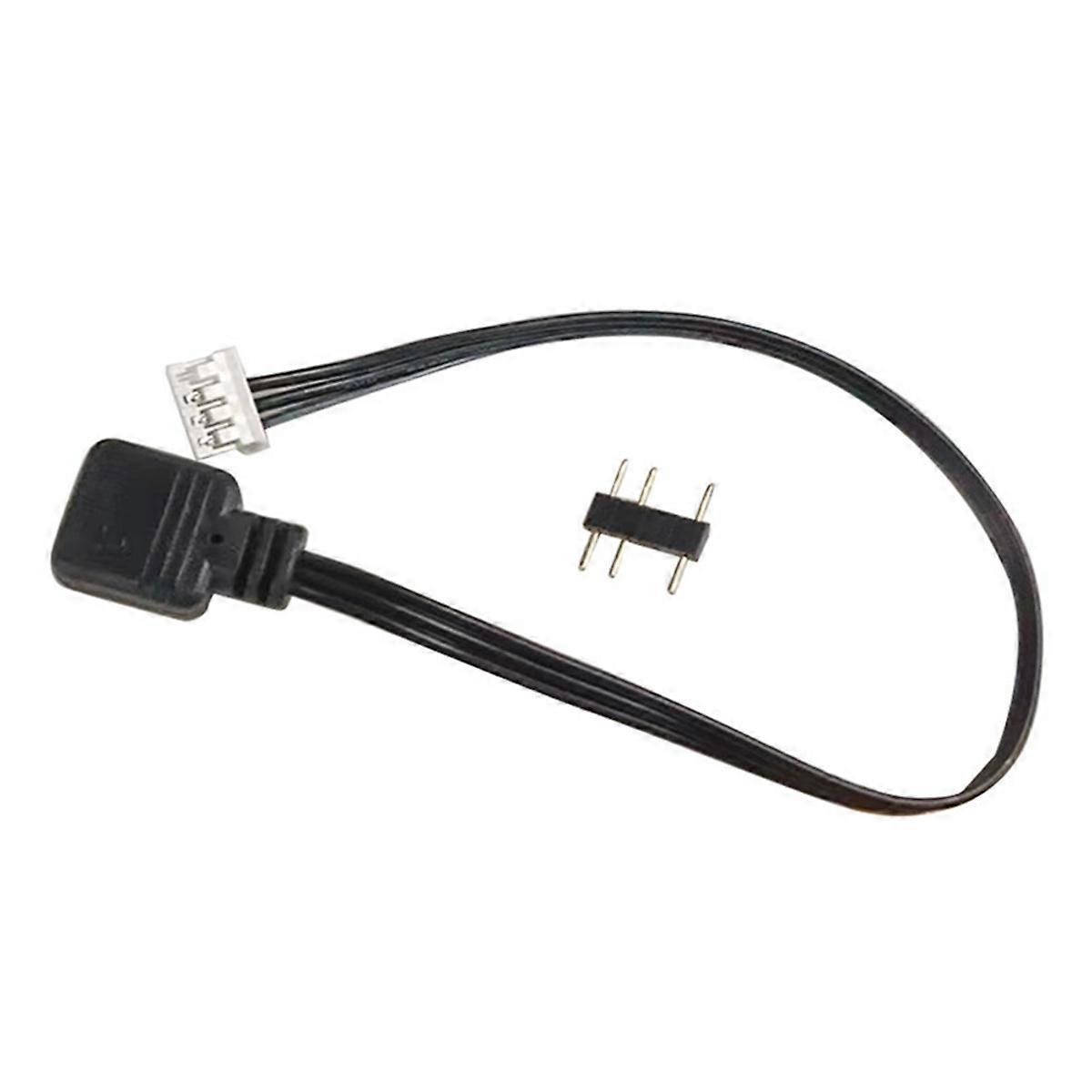 Fan Adapter Cable 5V ARGB 3Pin to 4Pin Converter Cord for Fan Controller Adaptor Connector