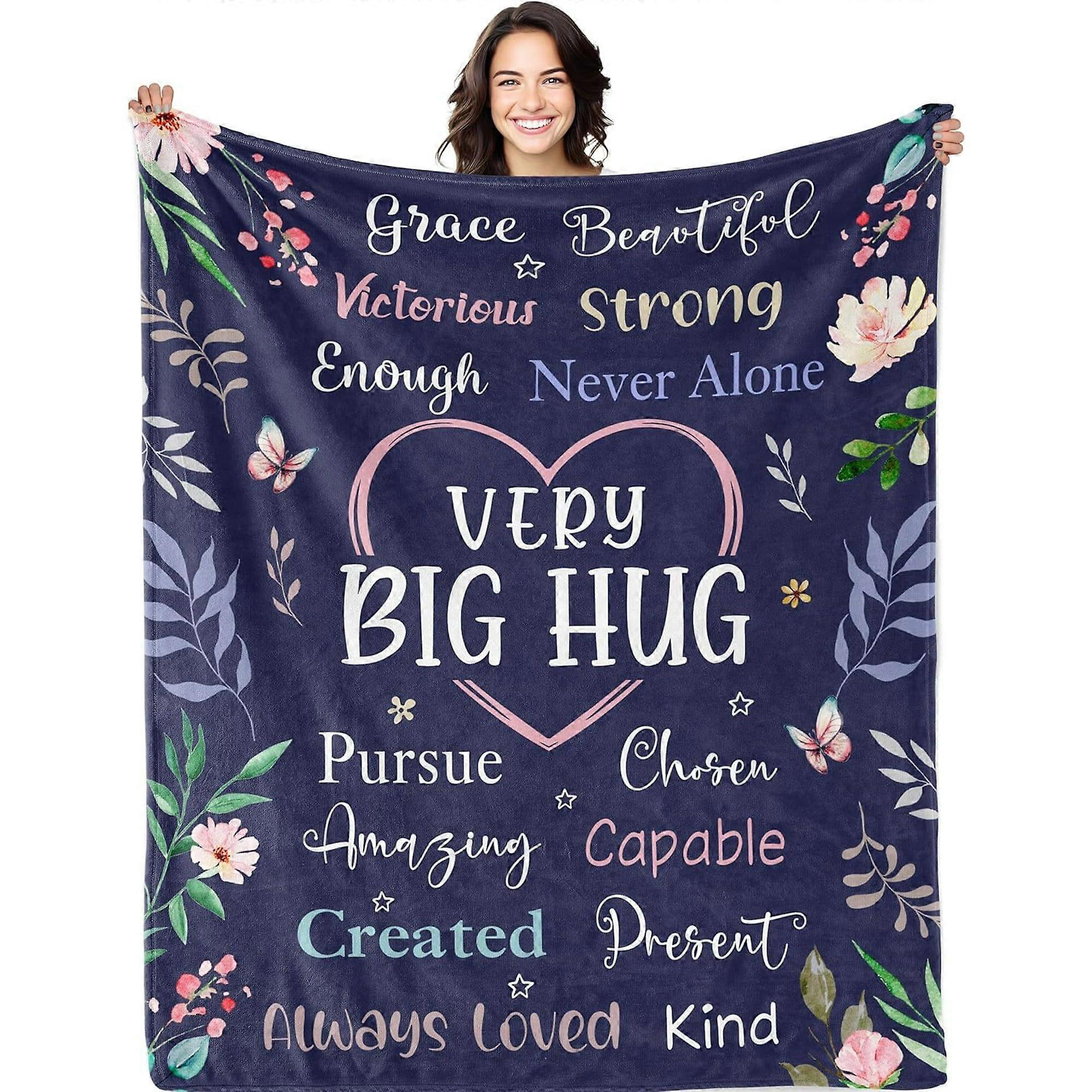 Soft Warm Flannel Throw Retirement Blanket