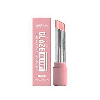 Pink 2.8g Pink Smooth Lip Balm for Regular Care: Moisturizes, Hydrates, Nourishes, and Plumps Lips for a Glossy Finish.