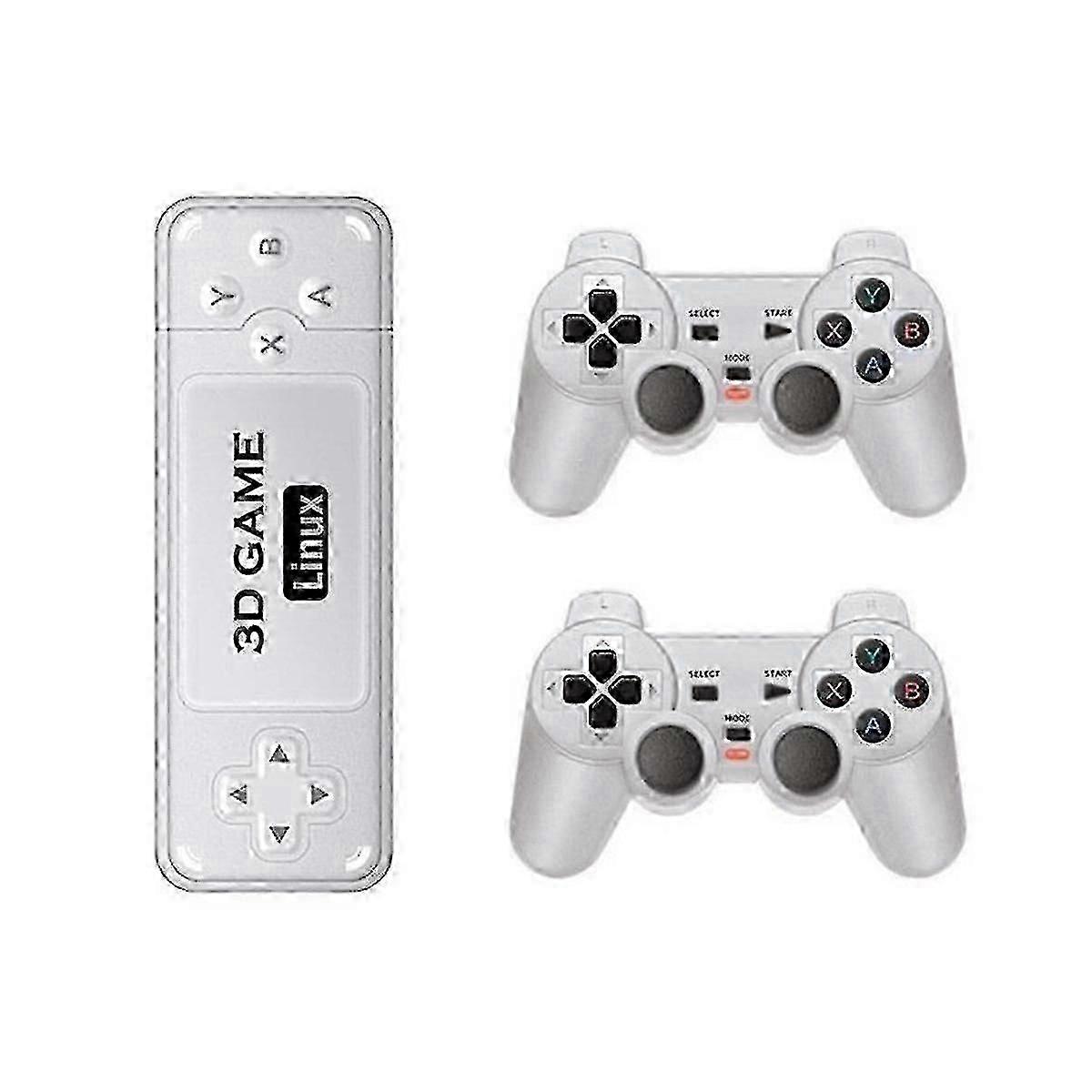 Y6 Game Console Home Video 4k Hd Game Stick 2.4g Wireless Dual Player Controller Video Game Media P
