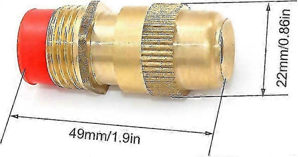 For Nirvana 2 Pieces Adjustable Spray Nozzle M22 Threaded Connection Brass Mist Nozzles Micro Mist N
