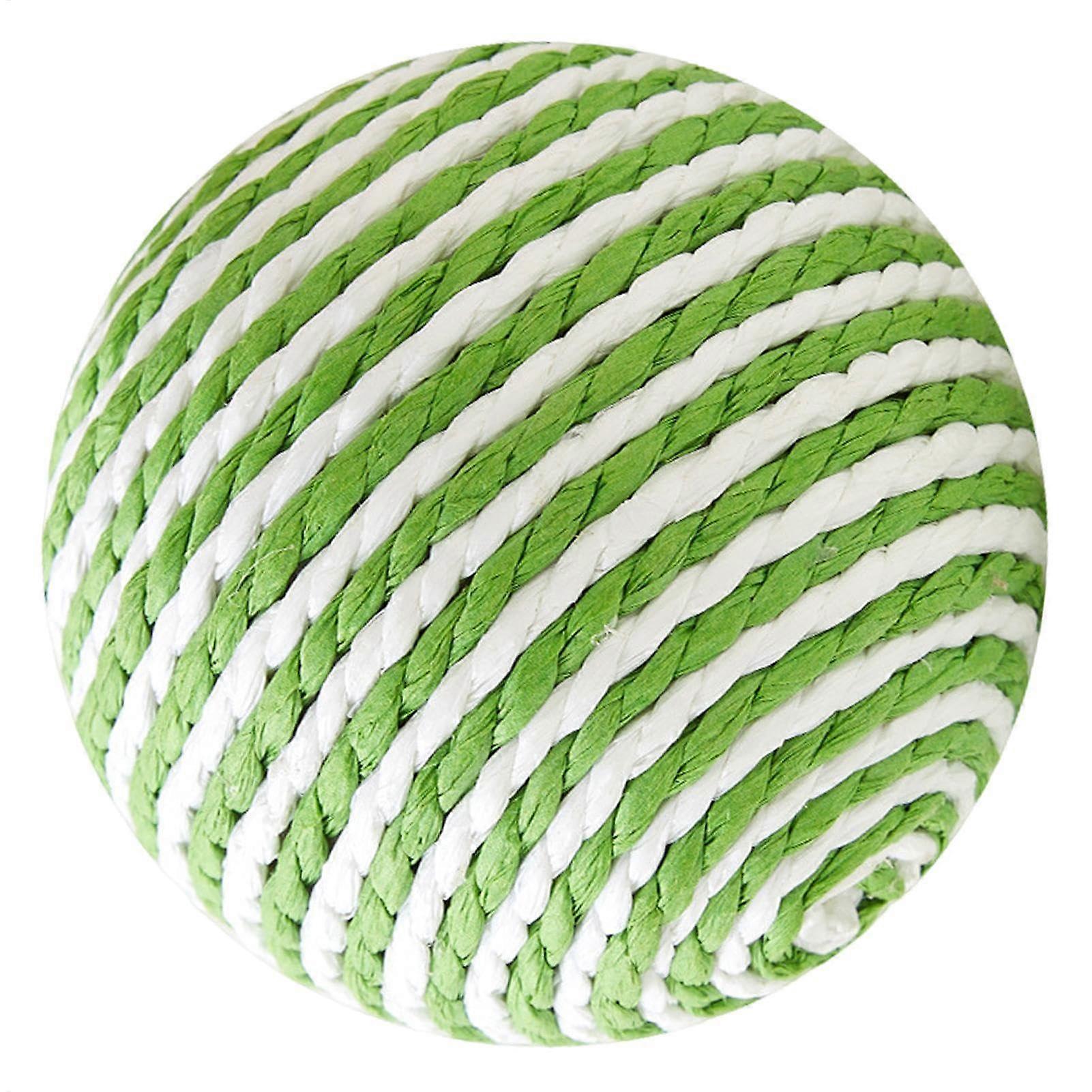 Sisal Cat Scratcher Ball Toy With Bell, WearResistant Scratching Board, Cat Claw Sharpening Ball, Rabbit Scratching Toy
