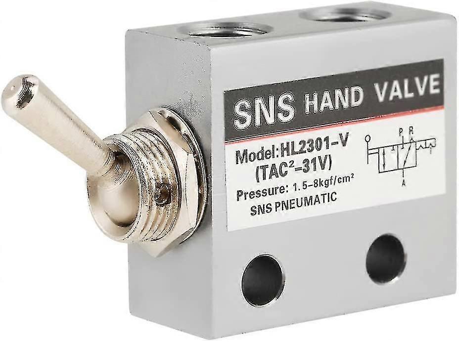 Hl2301 Mechanical Pneumatic Valve 3 Position 2 Port Rocker Switch Mechanical