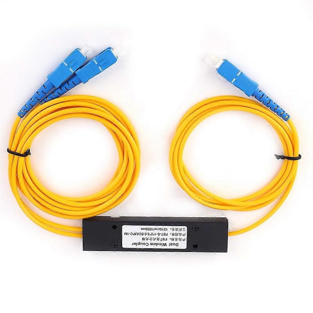 1x2 Singlemode Fiber Optic Splitter Module SC/UPC Connector 13101550nm Interface For Engineering And Home Wiring Projects