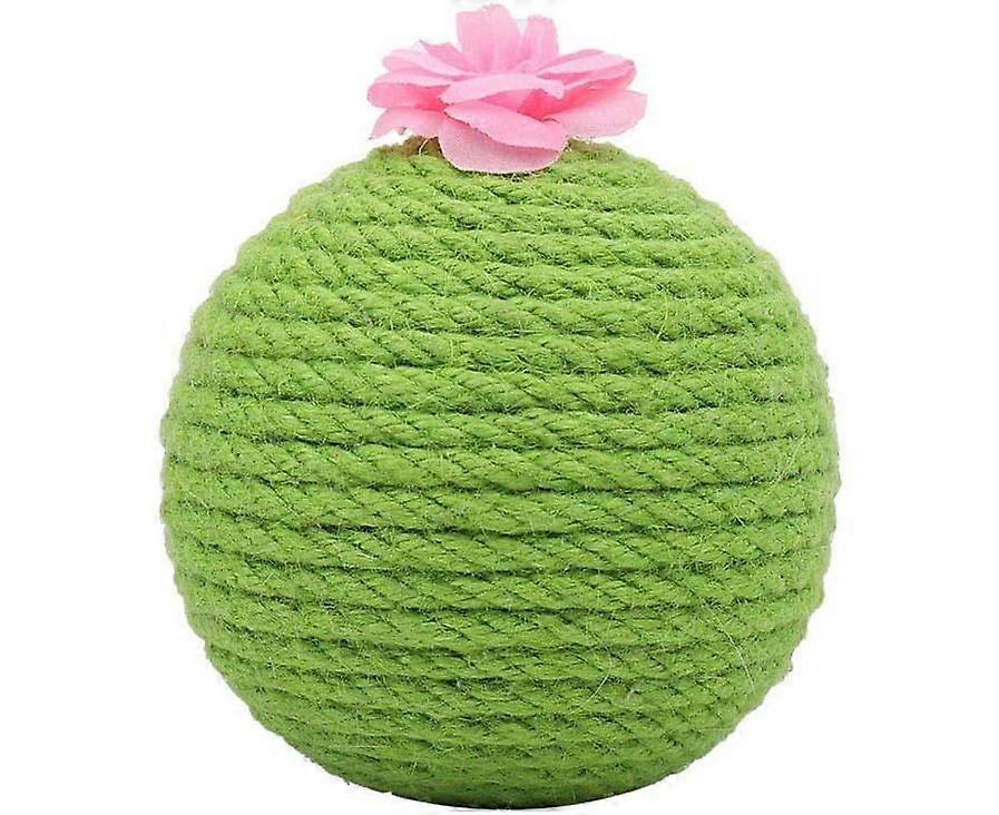 Cat Roly-Poly Scratcher Balls, Cactus Cat Scratcher, Motion Kitten Toy, Cat Treadmill , Interactive Tilting Toys for Cats and Kittens