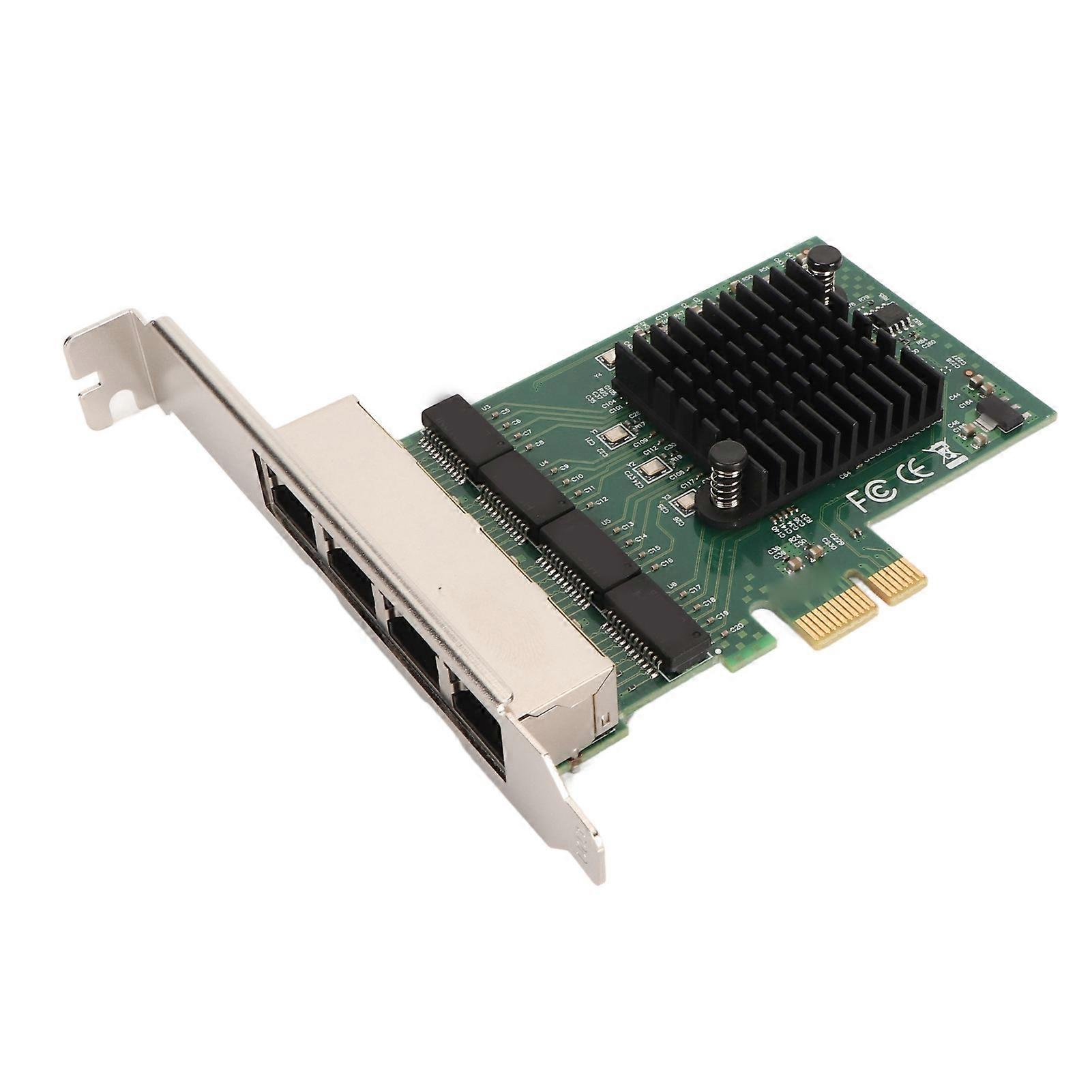 8111G T4 PCIe X1 4 Port Gigabit Server Network Card 10/100/1000Mbps Adapter