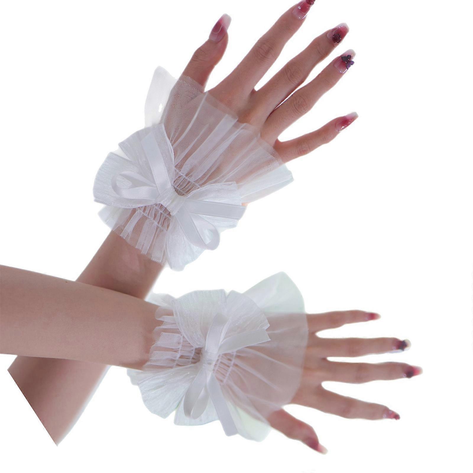 Comfortable Flexible Net Sleeve Canopies With Secure Bend Embellishment Suitable For Creators And Everyday  White