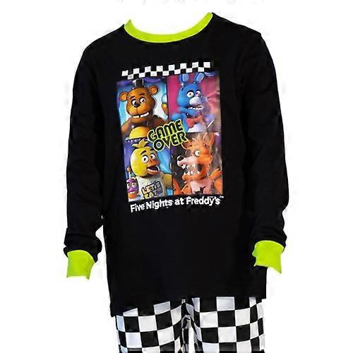Five Nights At Freddys Childrens/Kids Game Over Long Pyjama Set (Pack of 2)