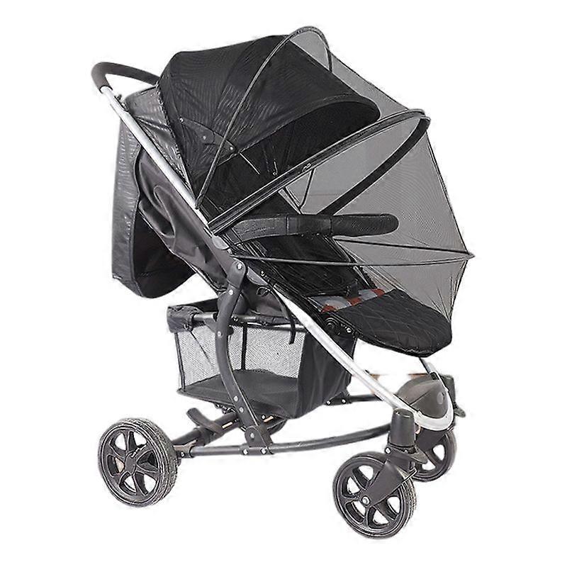 Luxora Baby Stroller Bug Net Universal Breathable Windproof Full Covered Stroller Net（Stroller not included）