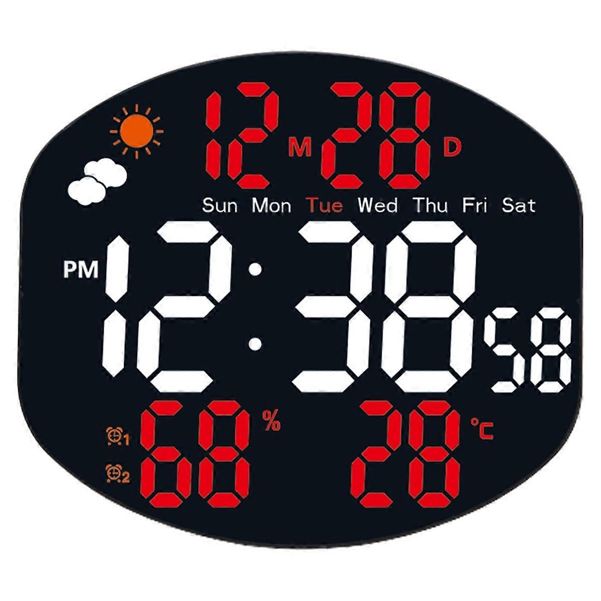 Digital Alarm Clock Weather Station Humidity Temp C