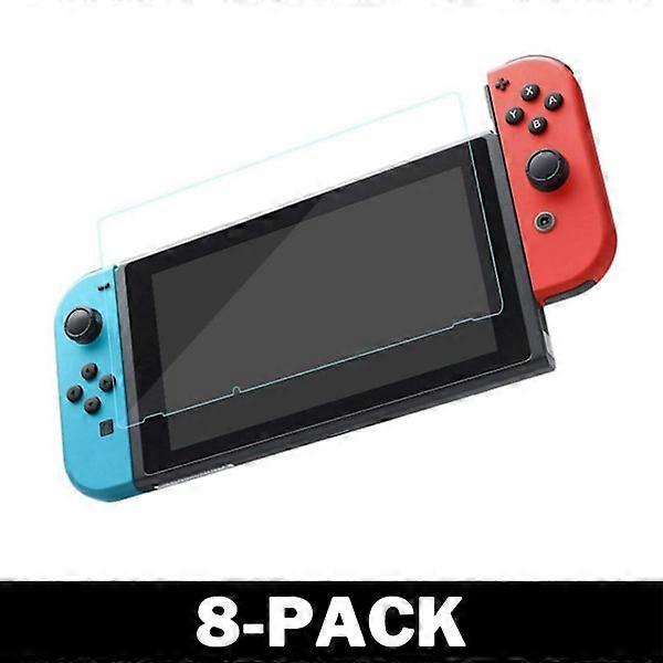 Screen protector compatible with Nintendo Switch 8-Pack