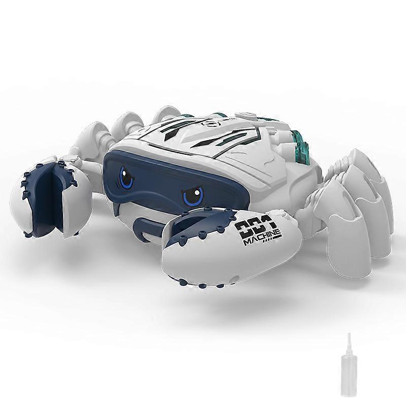 Automatic Obstacle Avoidance Electric Walking Crab with Light and Spray Educational Toy Kids Gift