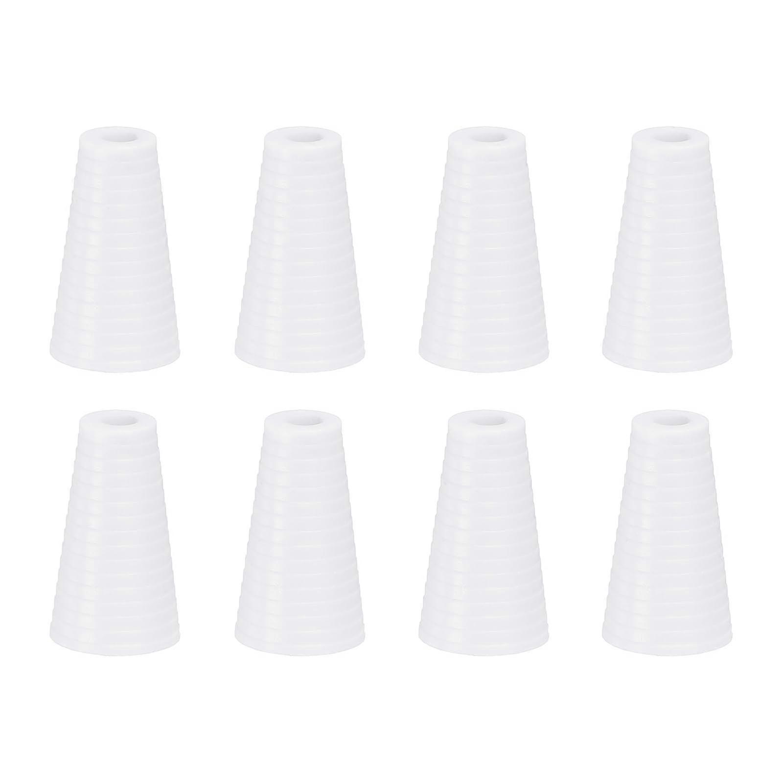 8Pcs 19mm Plastic Window Blind Tassels Cord Pulls for Smooth Operation and Easy Cord Replacement, White